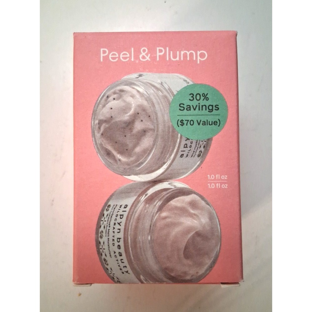 Alpyn Peel & Plump Skin Smoothing Duo: Polishing Peel & Melt Moisturizer New